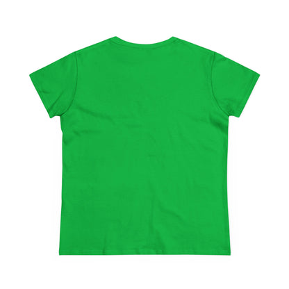 Tripin' W Gnomie Graphic Tee — Retro Gnome Travel Poster Women’s T‑Shirt