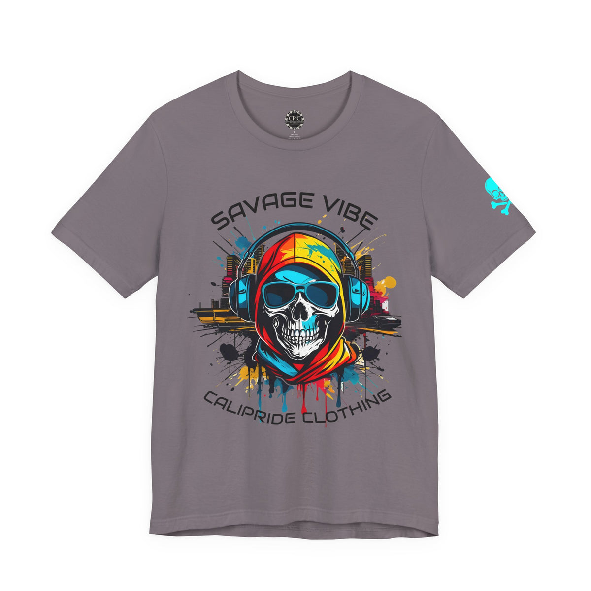 Urban Underground Collection - Skull Beats, Urban Graphic T - Shirt - CaliPride Clothing