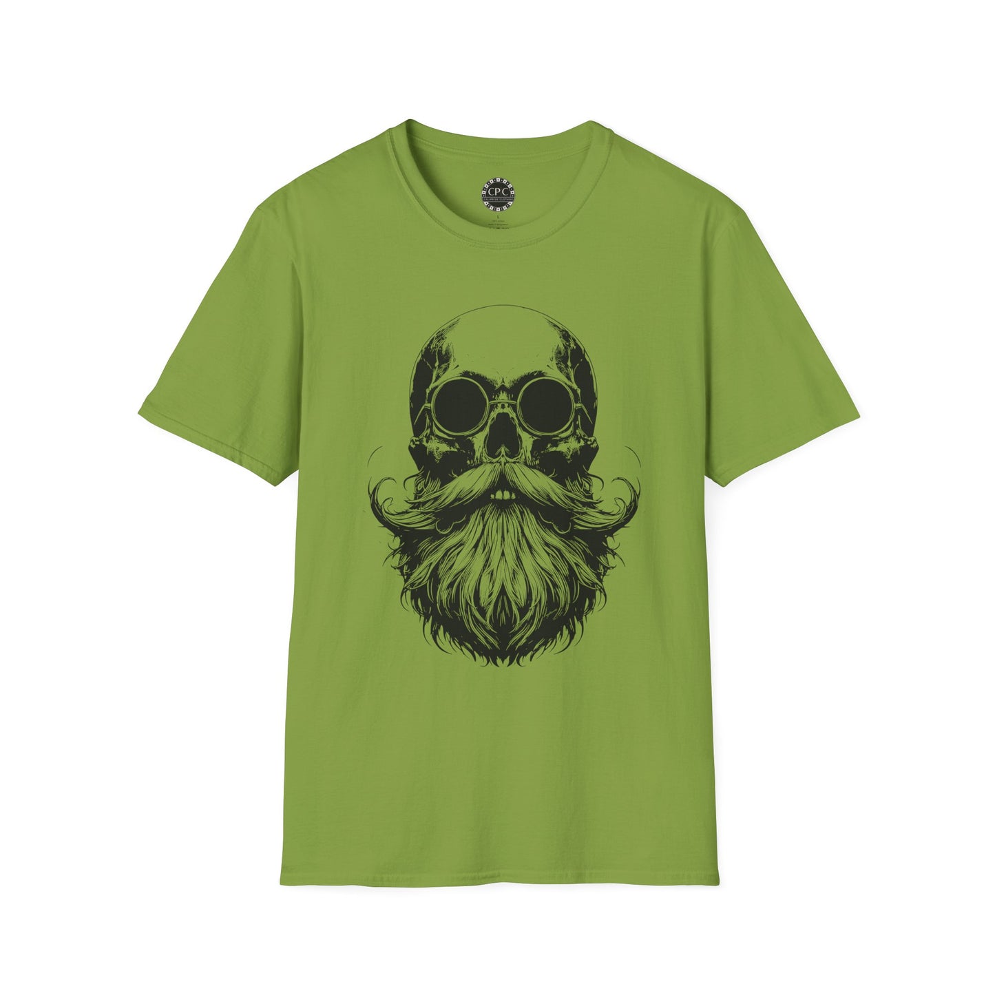 Pacific Works Collection - Vintage Bearded Skull Graphic T-Shirt — CaliPride Clothing