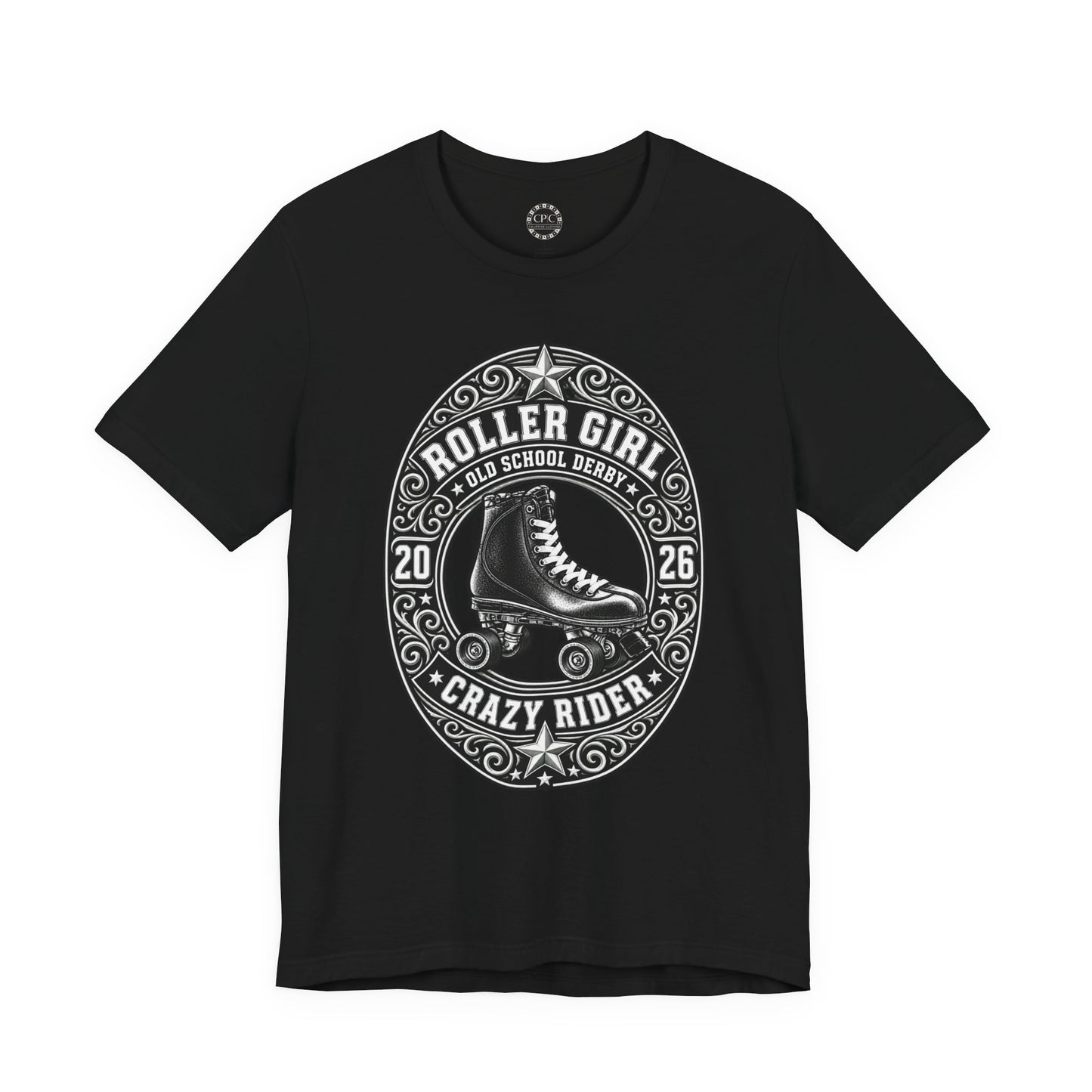 Punk Resurrected Collection - Roller Girl Crazy Rider, Graphic T-shirt | CaliPride Clothing
