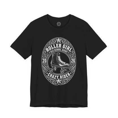 Punk Resurrected Collection - Roller Girl Crazy Rider, Graphic T-shirt | CaliPride Clothing