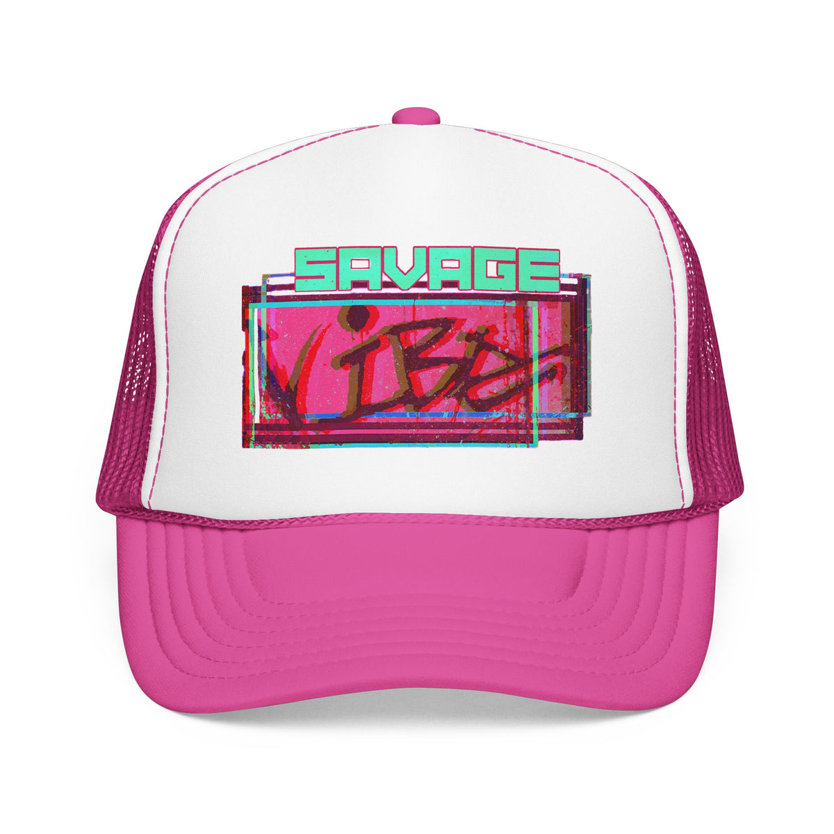Urban Underground Collection - Bold & Big Color Vibes, Savage Vibe Foam Trucker Hat – DFT printing