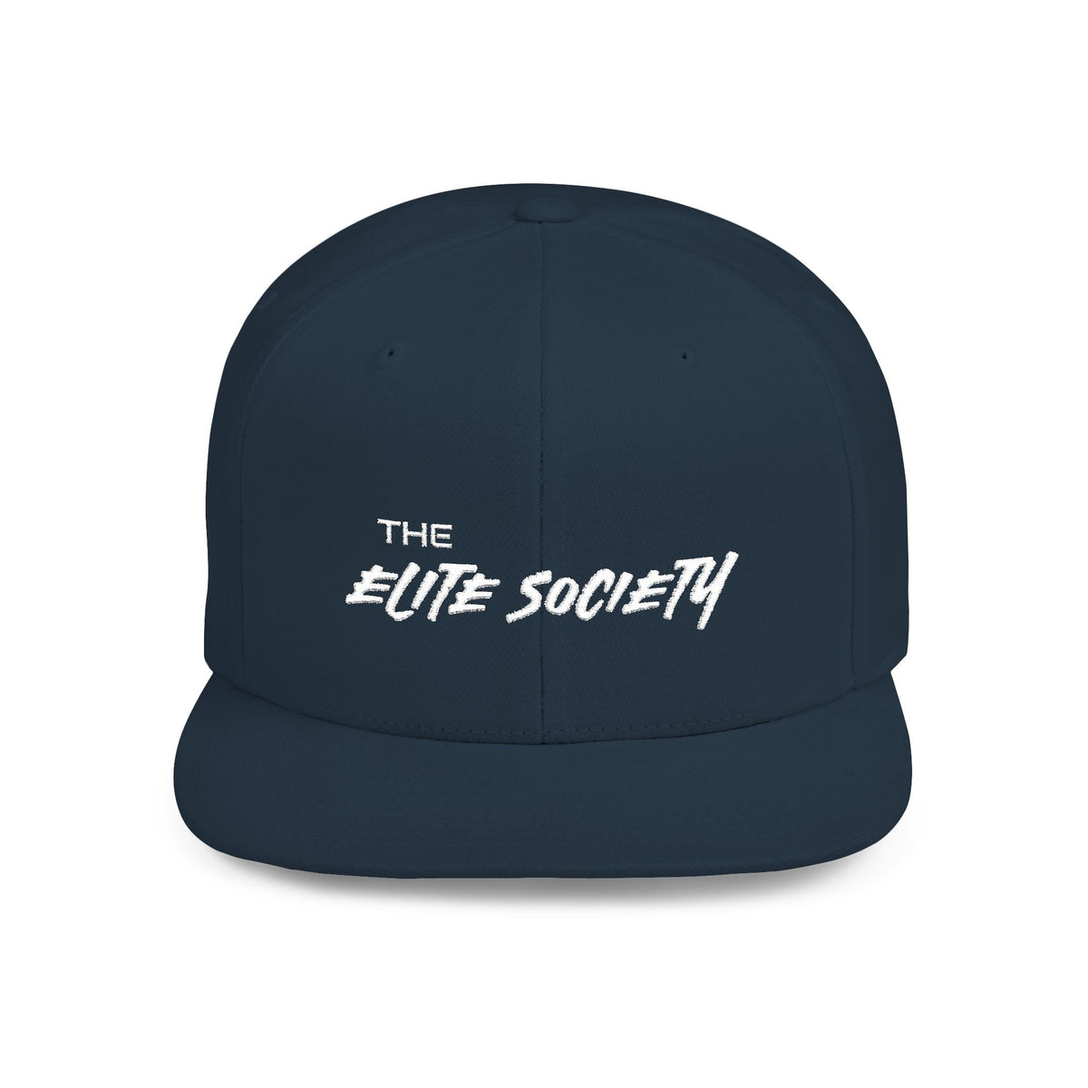 The Elite Collection - Elite Society, Flat Bill Snapback Hat, Embroidered - CaliPride Clothing