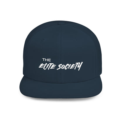 The Elite Collection - Elite Society, Flat Bill Snapback Hat, Embroidered - CaliPride Clothing