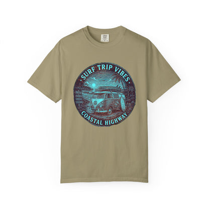 Surf & Beach Collection - Ocean Vibes Series, Surf Trip Vibes, T-shirt - CaliPride Clothing