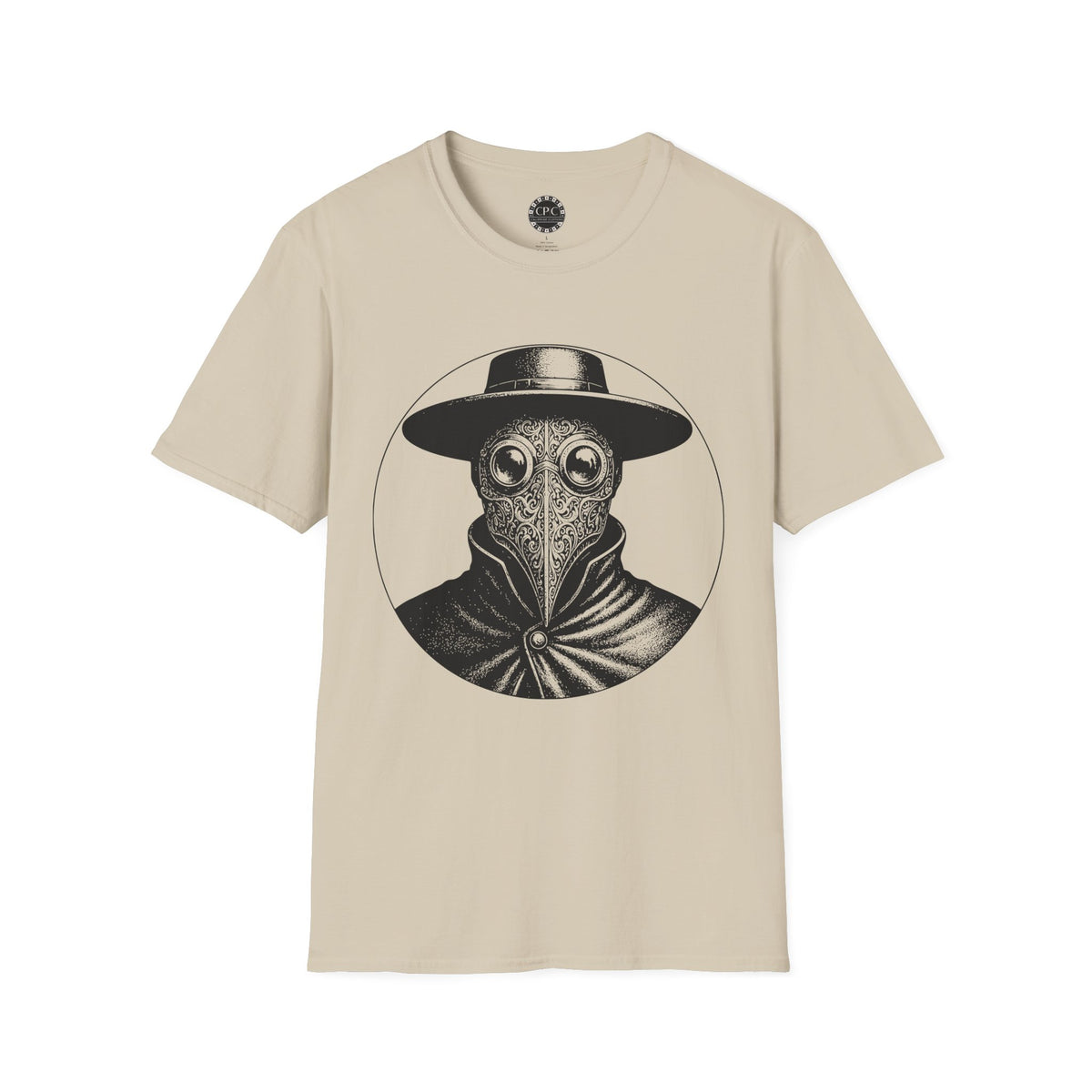 Pacific Works Collection - Vintage Plague Doctor Graphic Tee — CaliPride Clothing