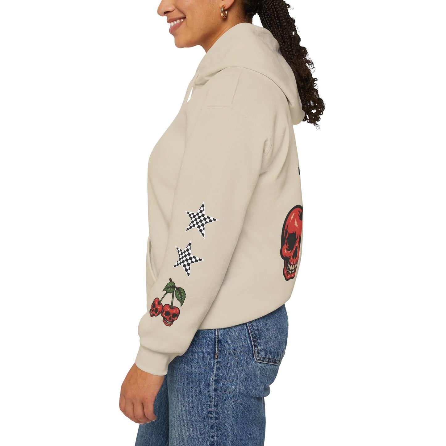 Skate & Surf Collection - Angry Cherry, Graphic Hoodie | CaliPride Clothing