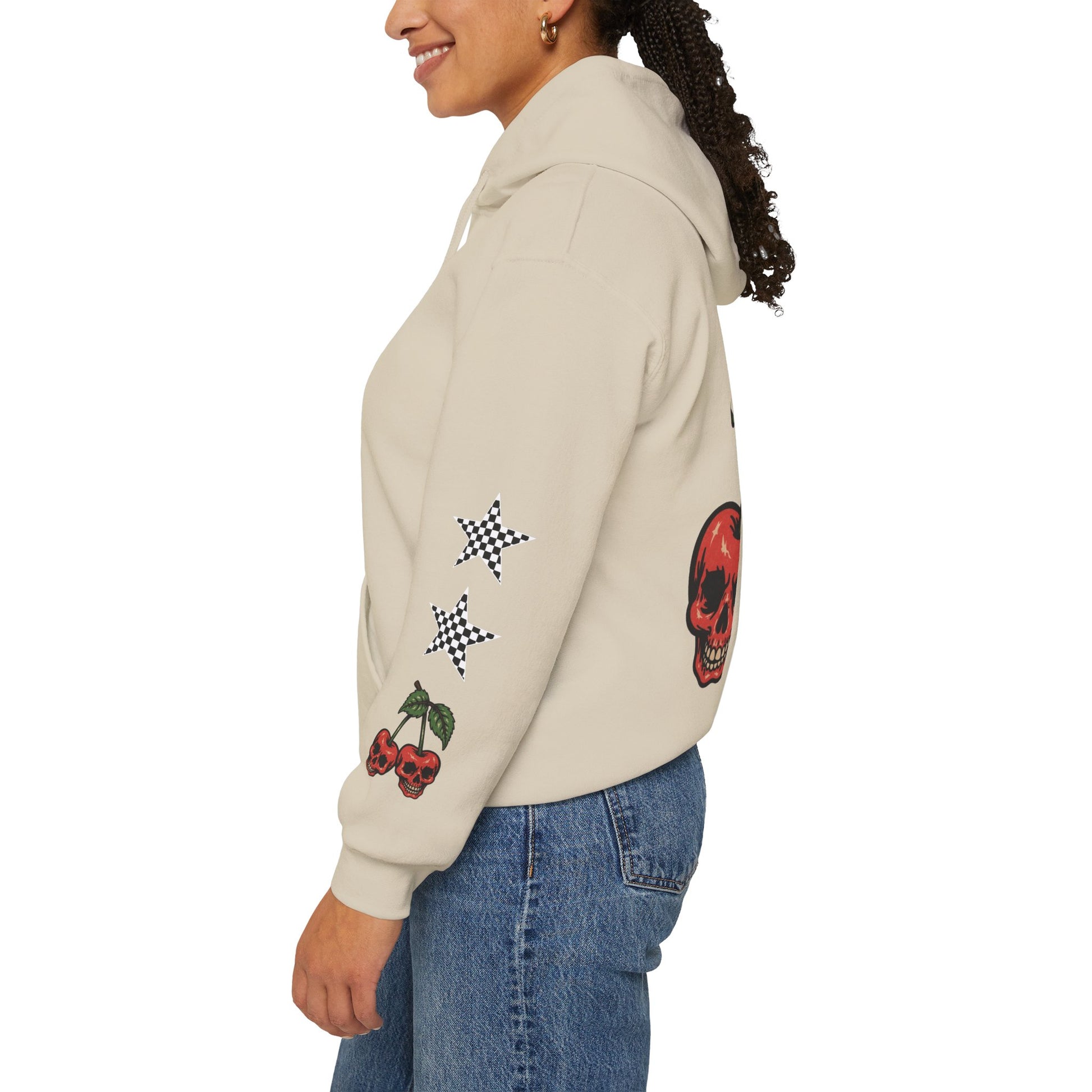 Skate & Surf Collection - Angry Cherry, Graphic Hoodie | CaliPride Clothing