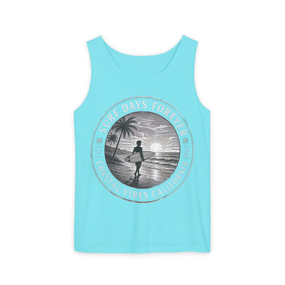 Surf & Beach Collection | Ocean Vibes Series - Surf Days Forever, Tank top - CaliPride Clothing