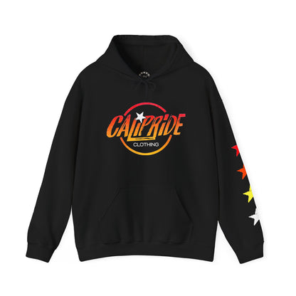 Skate & Surf Collection - Lava Ombre & Stars Hoodie - CaliPride Clothing