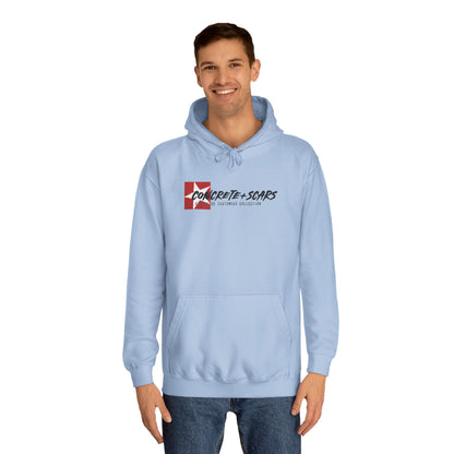 Concrete & Scars Skatewear Collection - C & S Signature Logo, Graphic Hoodie — CaliPride Clothing