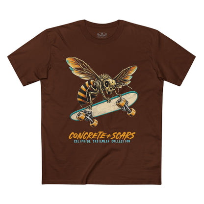 Concrete & Scars Collection - Bee Shredder, Graphic T-Shirt — CaliPride Clothing