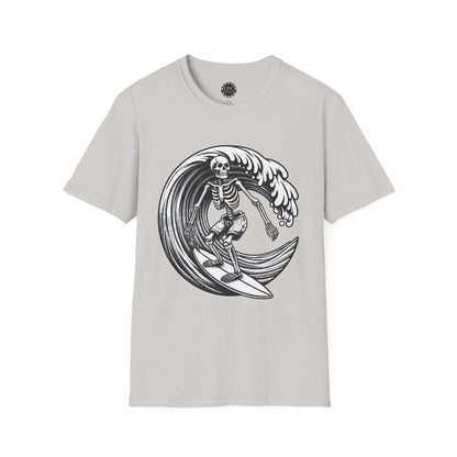 Surf & Beach Collection - Solo Swellen, Vintage Skeleton Graphic T-Shirt — CaliPride Clothing
