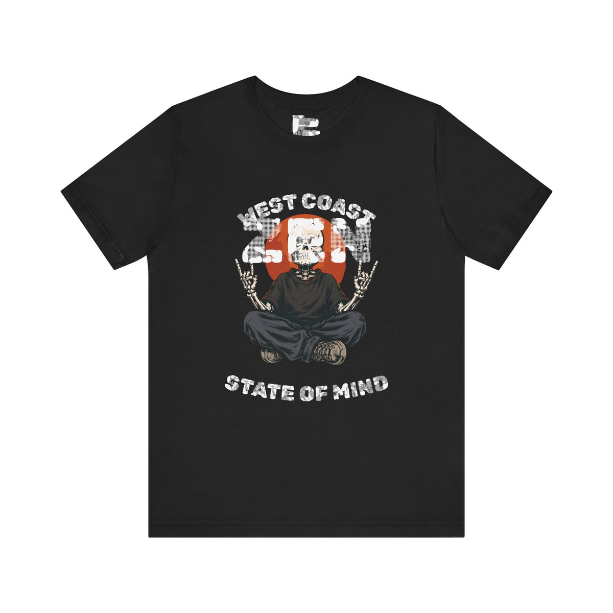 Skate & Surf Collection - Zen to the Bone, Vintage Skeleton Graphic T-Shirt — CaliPride Clothing
