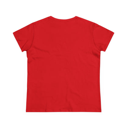Tripin' W Gnomie Graphic Tee — Retro Gnome Travel Poster Women’s T‑Shirt