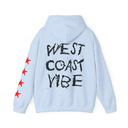 Urban Underground Collection | West Coast Vibe series - Graphic & Stars Hoodie - CaliPride Clothing