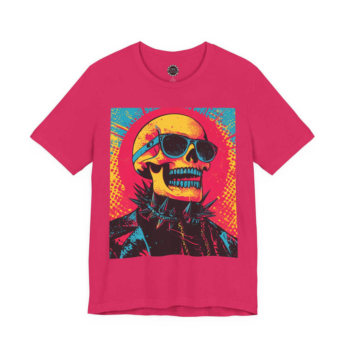 Punk Resurrected Collection - Blue Toothed Punk, Retro Graphic T - Shirt - CaliPride Clothing
