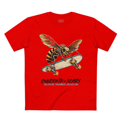 Concrete & Scars Collection - Bee Shredder, Graphic T-Shirt — CaliPride Clothing