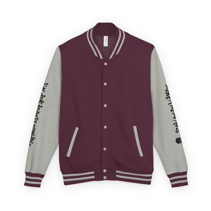 Urban Underground Collection - Savage Vibe, Bone Drop Graphic Letterman Jacket | CaliPride Clothing