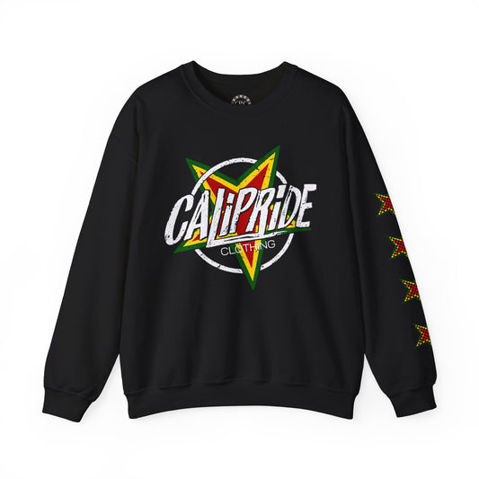 Skate & Surf Collection - Island Vibe Retro Star Graphic Sweatshirt | CaliPride Clothing