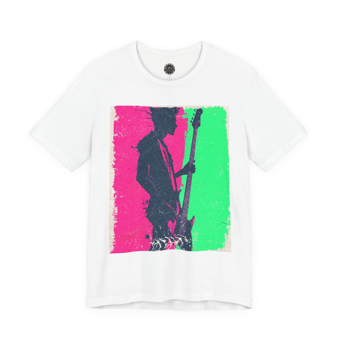Punk Resurrected Collection - Neon Retro Rock Star Graphic T - Shirt - CaliPride Clothing