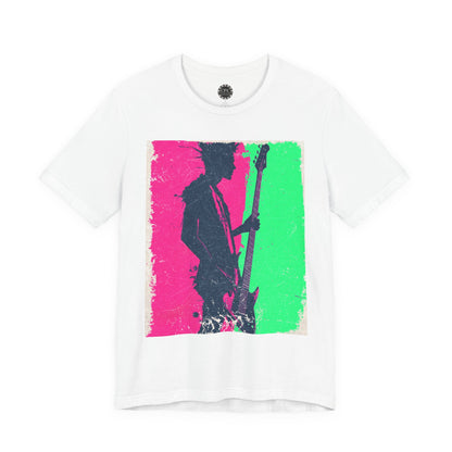 Punk Resurrected Collection - Neon Retro Rock Star Graphic T - Shirt - CaliPride Clothing