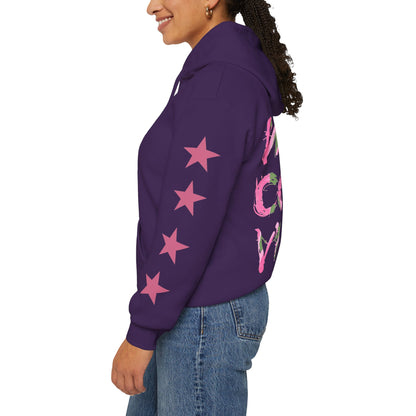 Urban Underground Collection | West Coast Vibe series - Multicolor Graphic & Stars Hoodie - CaliPride Clothing