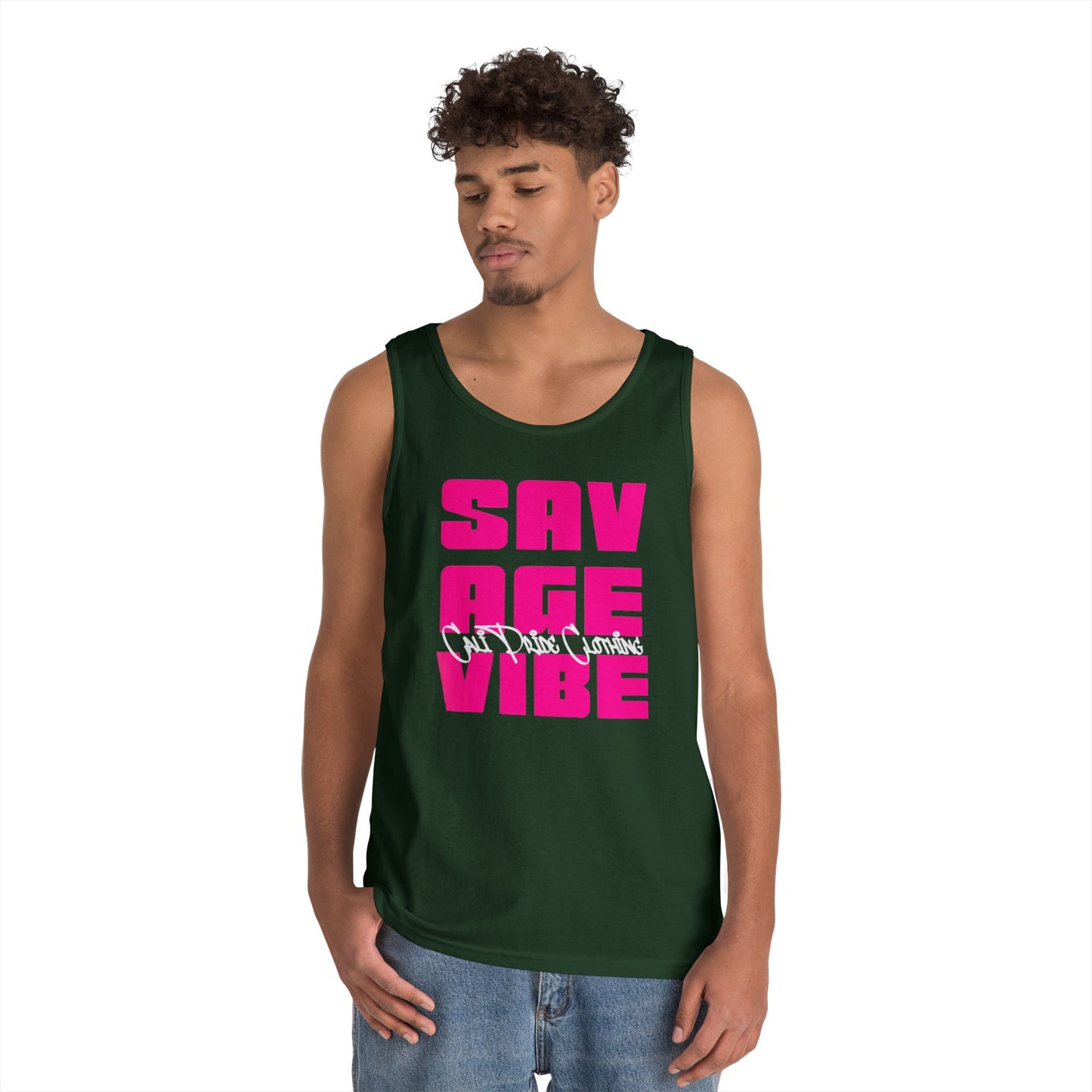 Urban Underground Collection - Savage Vibe Graffiti Block series - Multicolor Tank Tops | CaliPride Clothing