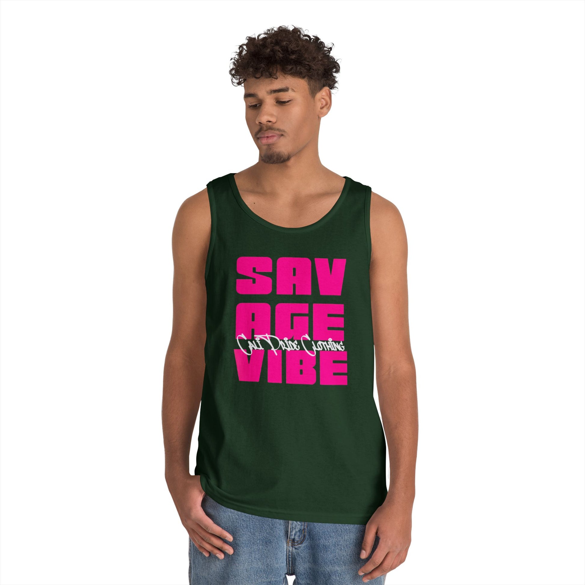 Urban Underground Collection - Savage Vibe Graffiti Block series - Multicolor Tank Tops | CaliPride Clothing