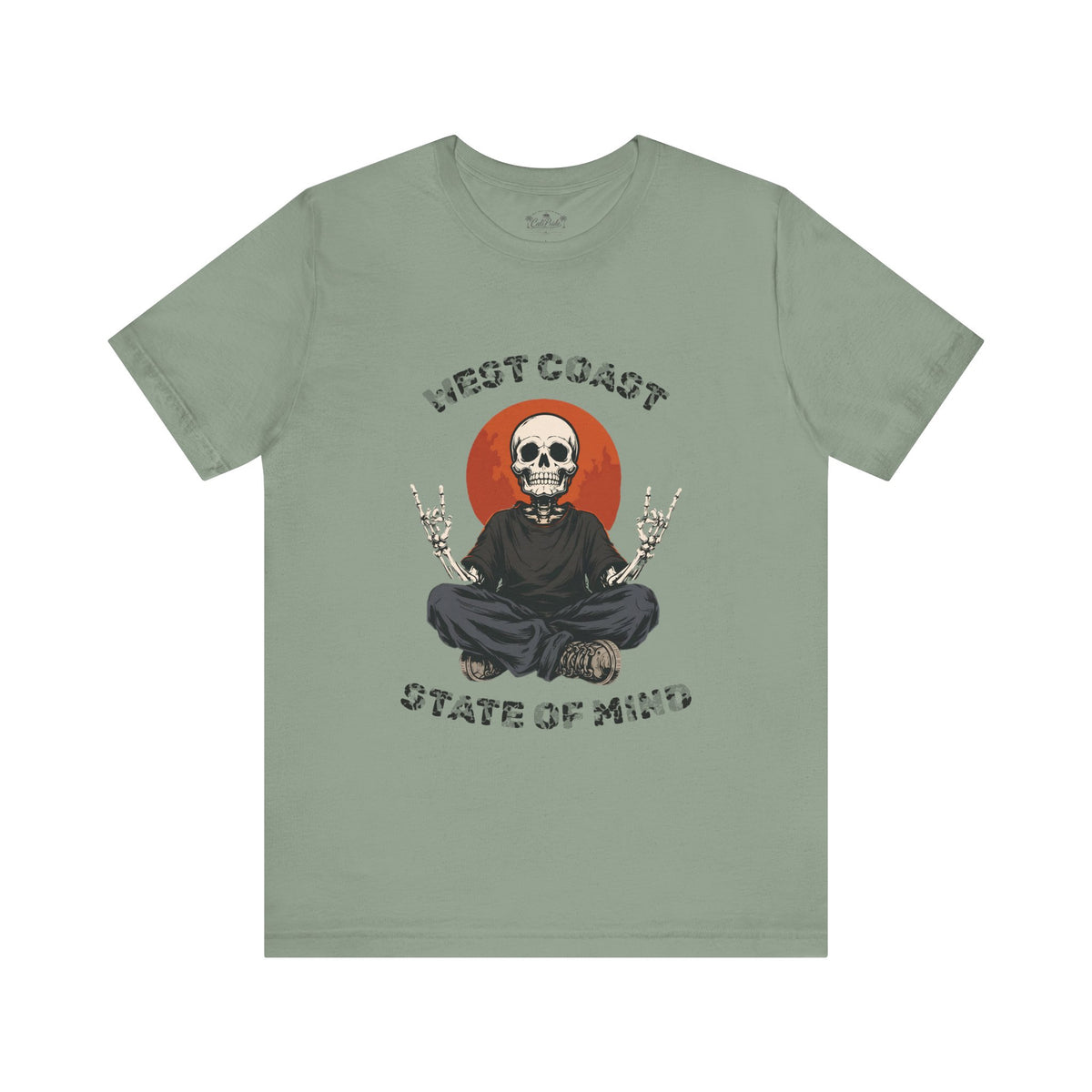 Skate & Surf Collection - Zen to the Bone, Vintage Skeleton Graphic T-Shirt — CaliPride Clothing