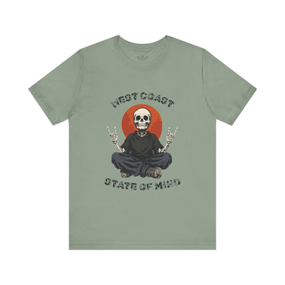 Skate & Surf Collection - Zen to the Bone, Vintage Skeleton Graphic T-Shirt — CaliPride Clothing