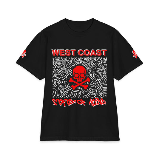 Urban Underground Collection - Topograpic Skull, Graphic 3-way T-Shirt - CaliPride Clothing
