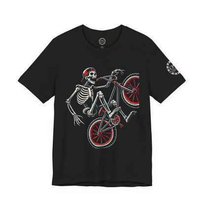 Skate & Surf Collection - Ride Til I Die, Skeleton Graphic T - Shirt - CaliPride Clothing