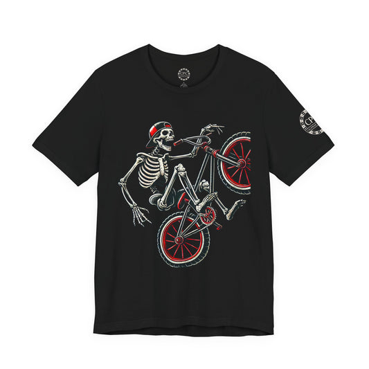 Skate & Surf Collection - Ride Til I Die, Skeleton Graphic T - Shirt - CaliPride Clothing