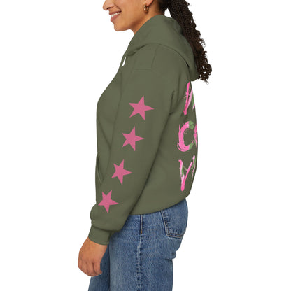 Urban Underground Collection | West Coast Vibe series - Multicolor Graphic & Stars Hoodie - CaliPride Clothing