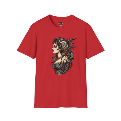 Pacific Works Collection - Vintage Mermaid Graphic T-Shirt — CaliPride Clothing
