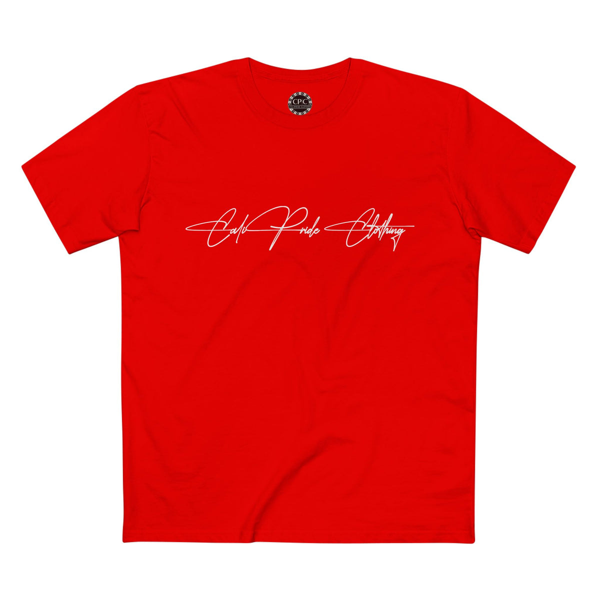 The Elite Collection - Founder's Signature No. 1 Essentials, Premium T-Shirt white logo - CaliPride Clothing