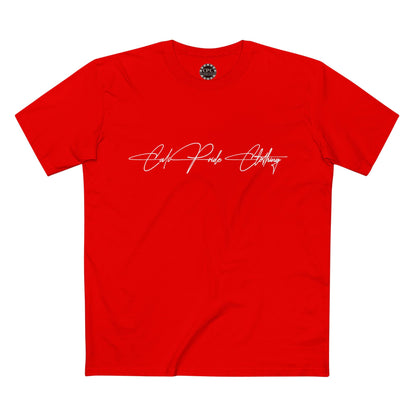 The Elite Collection - Founder's Signature No. 1 Essentials, Premium T-Shirt white logo - CaliPride Clothing