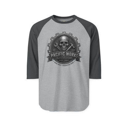 Pacific Works Collection - Raglan, Hand Built. Character Made. Signature Graphic Raglan Tee — CaliPride Clothing