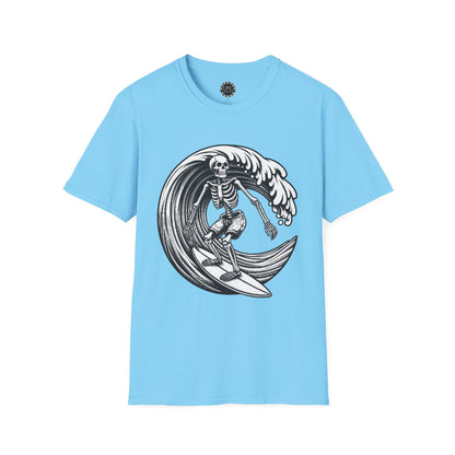 Surf & Beach Collection - Solo Swellen, Vintage Skeleton Graphic T-Shirt — CaliPride Clothing