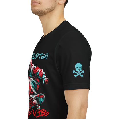 Skate & Surf Collection - Savage Vibe Skater Graphic T-Shirt - CaliPride Clothing