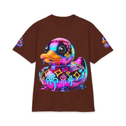 Urban Underground Collection - Neon Drip, Rub'a Ducky, Graphic 4-way T Shirt - CaliPride Clothing