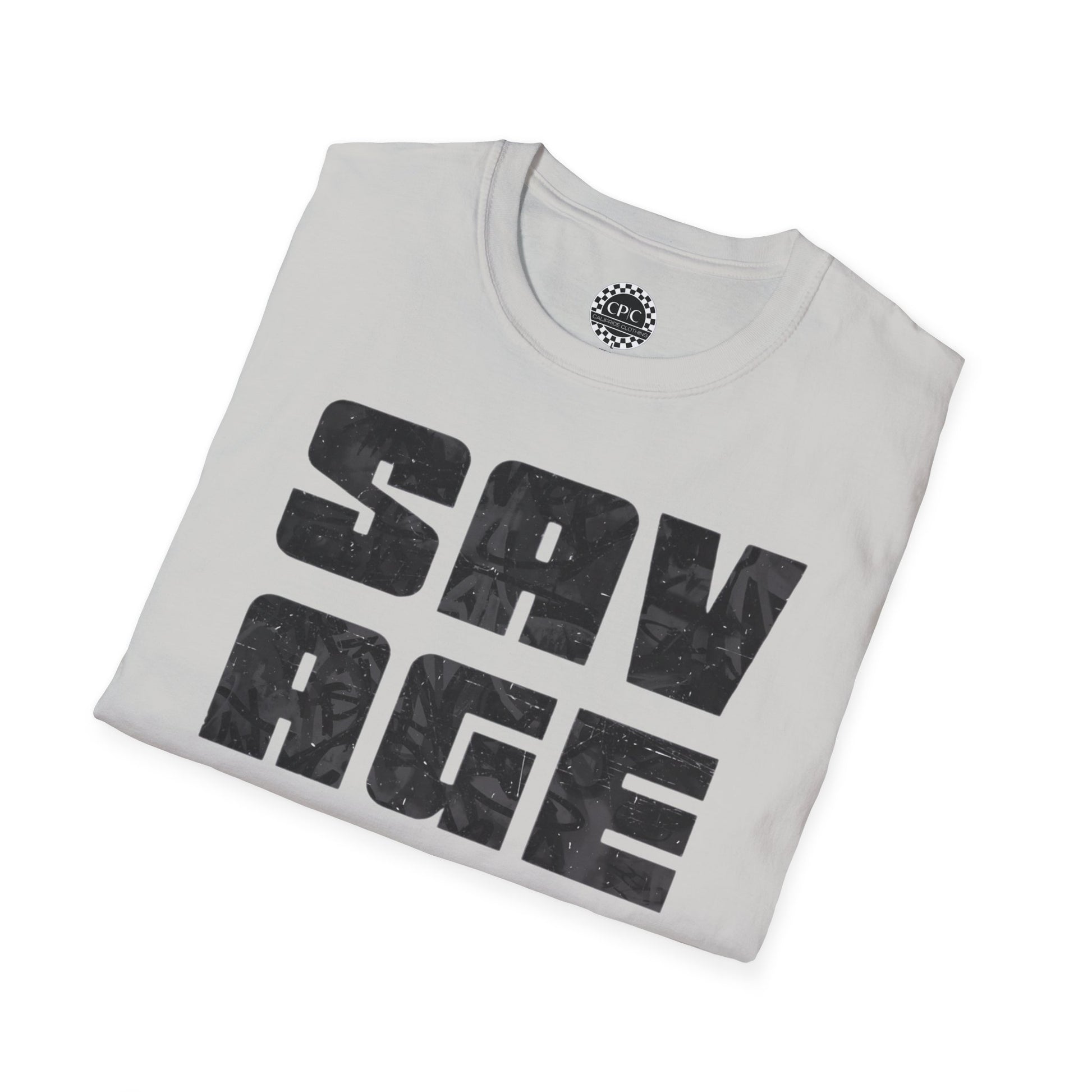 Urban Underground Collection | Savage Vibe Graffiti Block Series - Monochrome gray - CaliPride Clothing