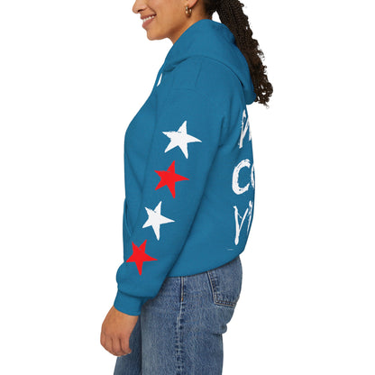 'West Coast Vibe' Graphic Hoodie w Stars - Multiple colors | CaliPride Clothing
