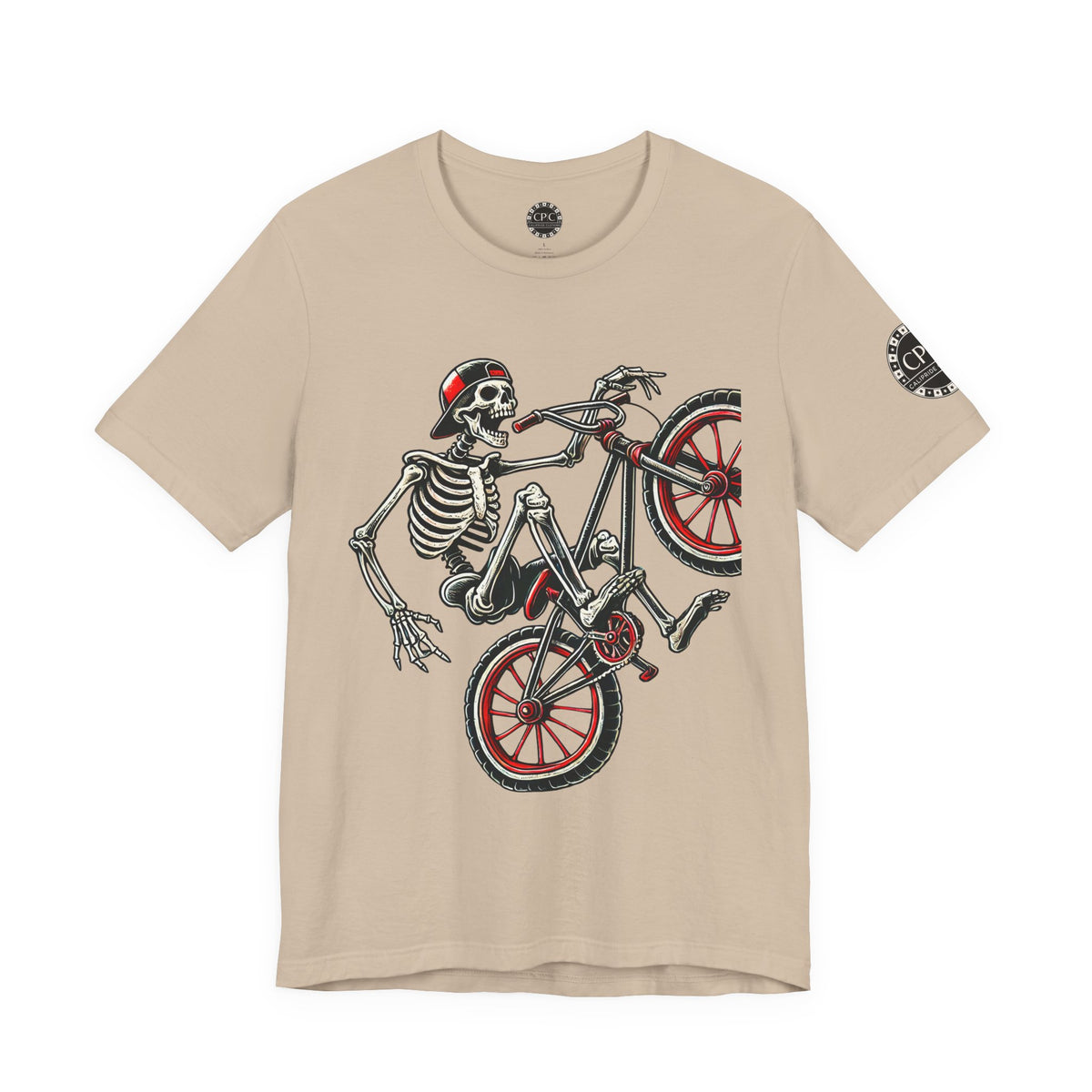 Skate & Surf Collection - Ride Til I Die, Skeleton Graphic T - Shirt - CaliPride Clothing