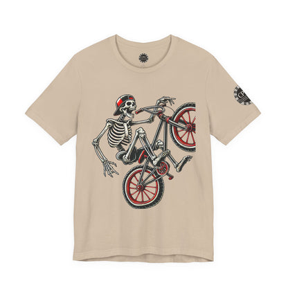 Skate & Surf Collection - Ride Til I Die, Skeleton Graphic T - Shirt - CaliPride Clothing