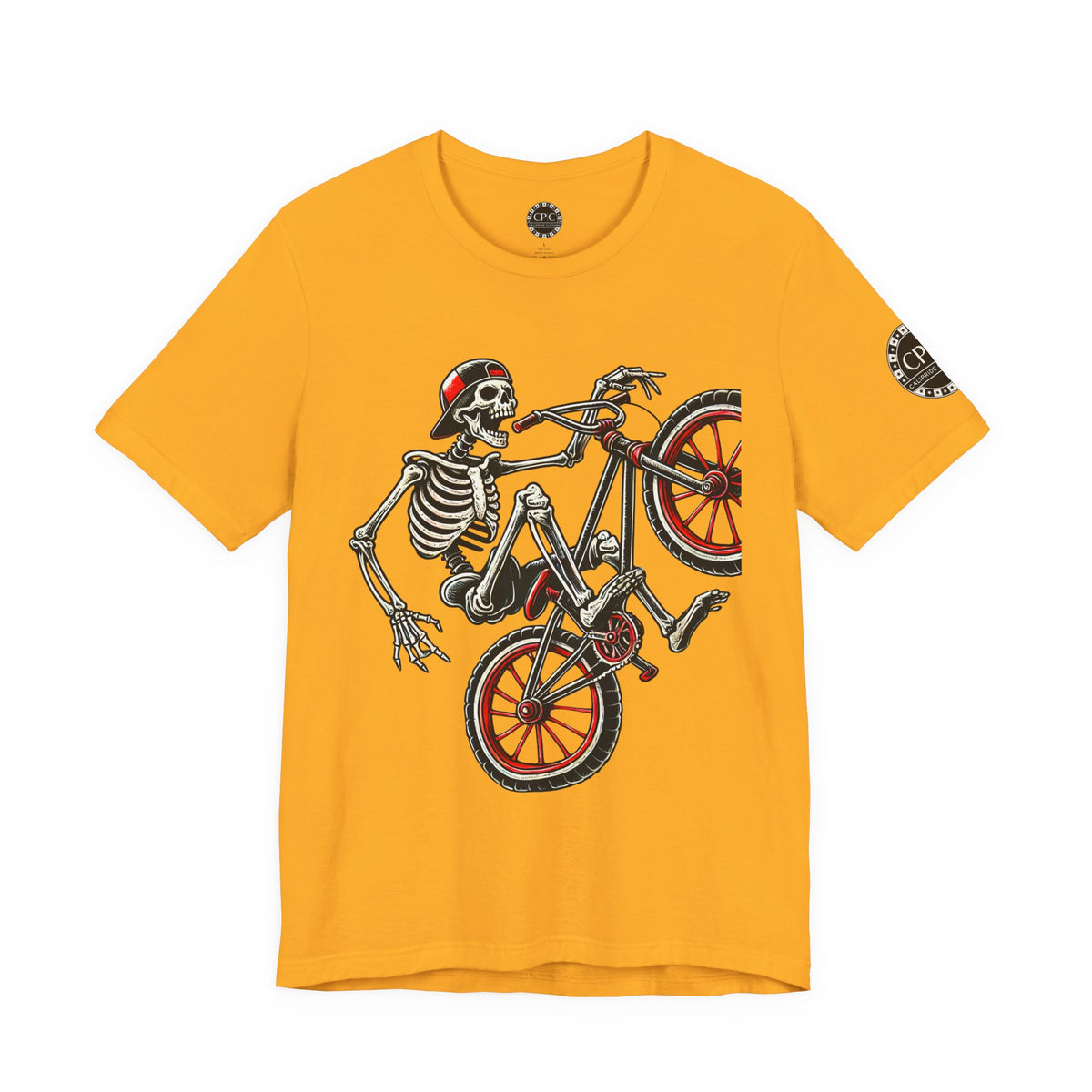 Skate & Surf Collection - Ride Til I Die, Skeleton Graphic T - Shirt - CaliPride Clothing