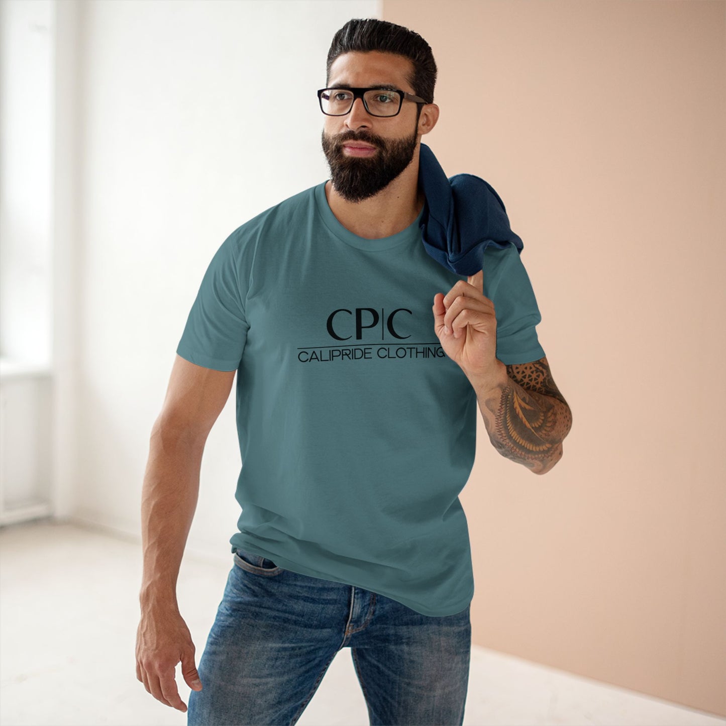 CP | C Elite branded T Shirt - CaliPride Clothing, black logo