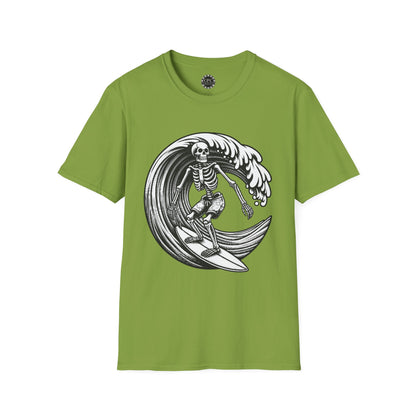 Surf & Beach Collection - Solo Swellen, Vintage Skeleton Graphic T-Shirt — CaliPride Clothing