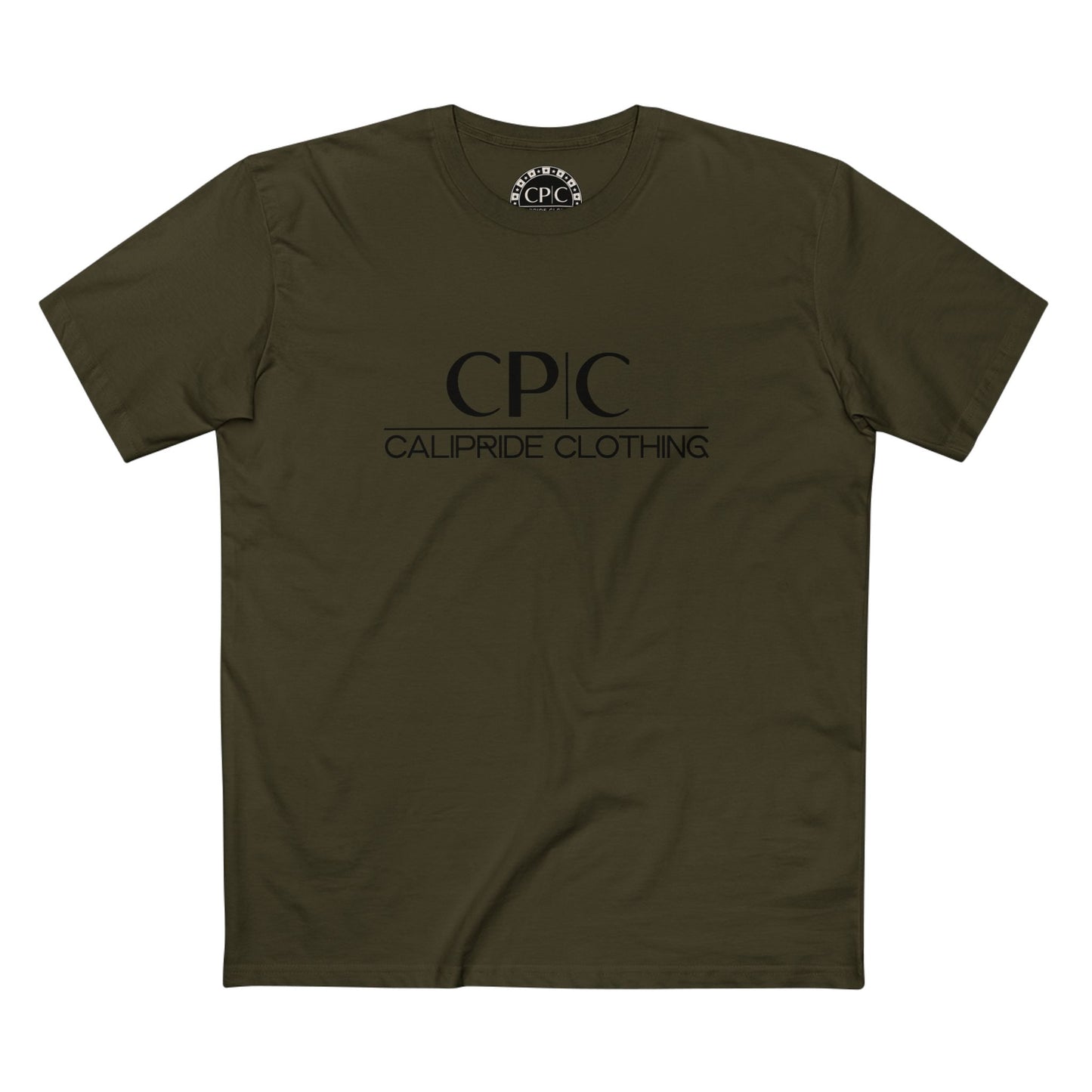 CP | C Elite branded T Shirt - CaliPride Clothing, black logo